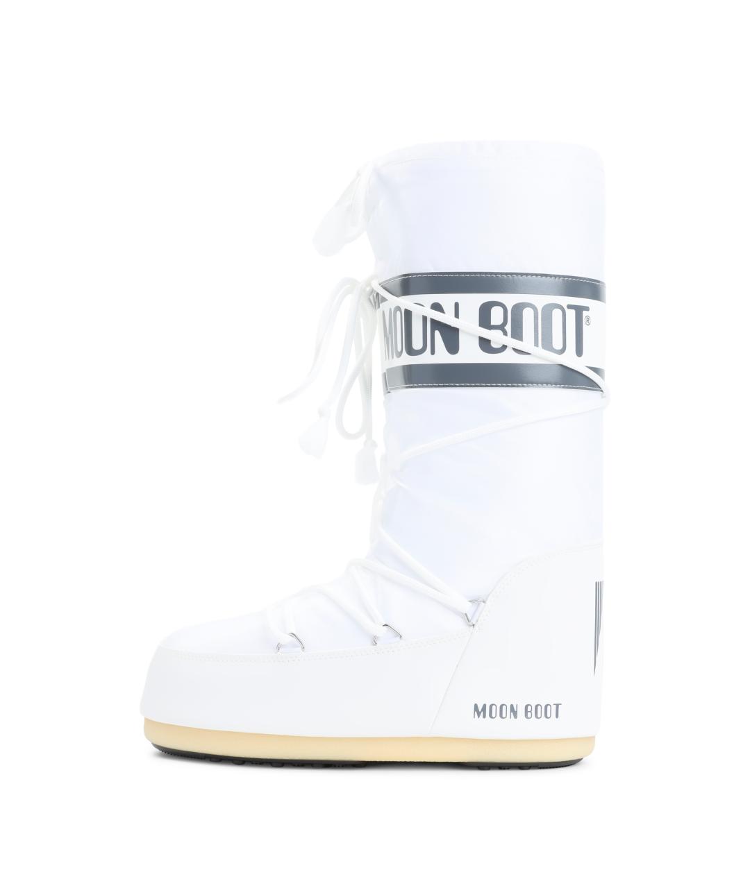 MOON BOOT Белые синтетические сапоги, фото 2