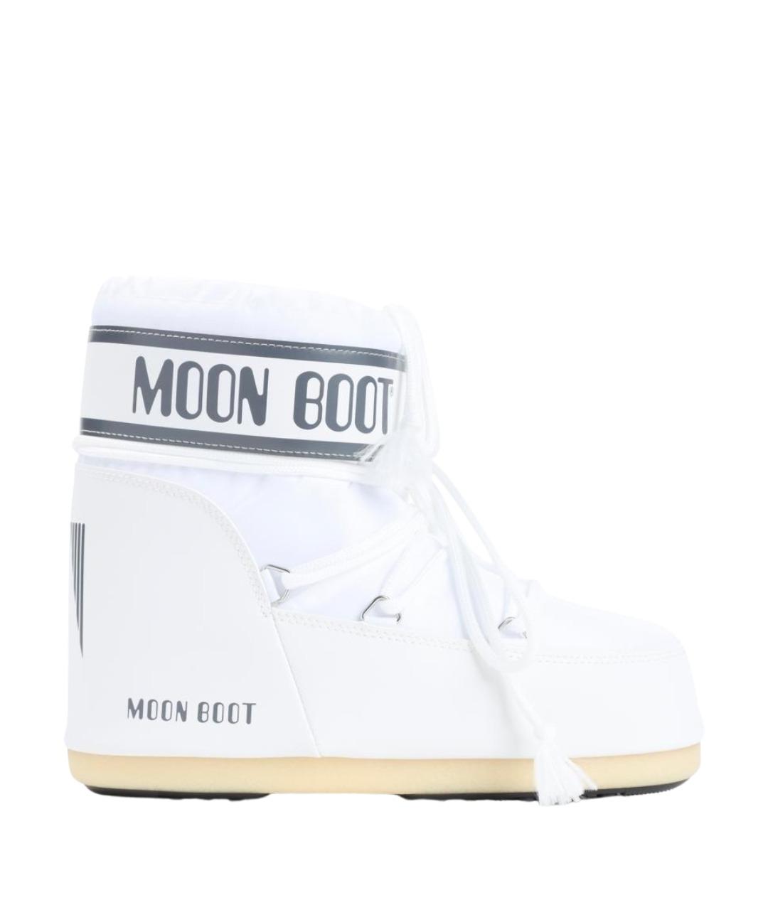 MOON BOOT Белые синтетические ботинки, фото 1