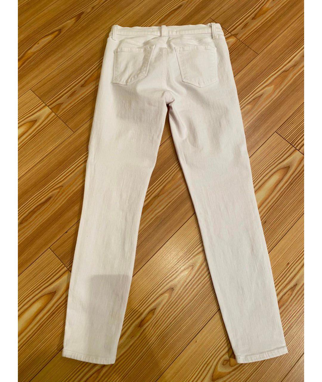 JBRAND Белые хлопко-эластановые джинсы слим, фото 2