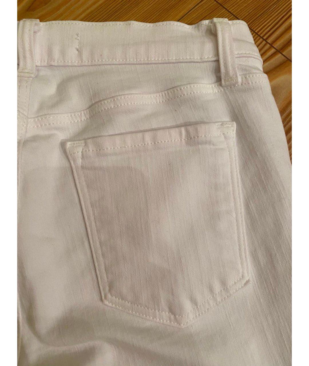 JBRAND Белые хлопко-эластановые джинсы слим, фото 7