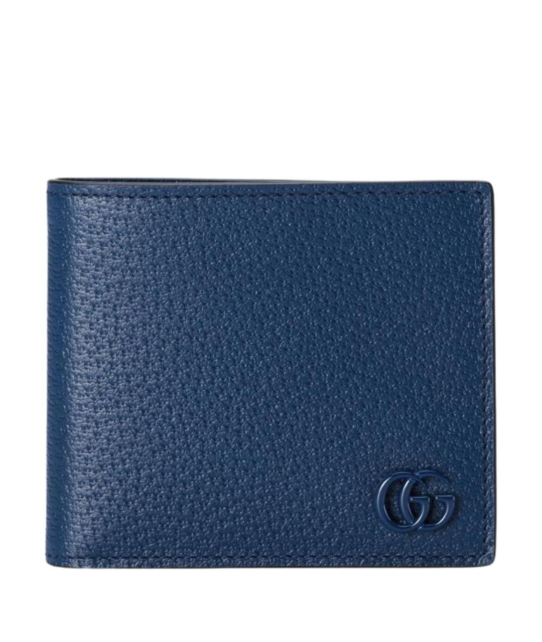 GUCCI Синий кожаный кошелек, фото 1