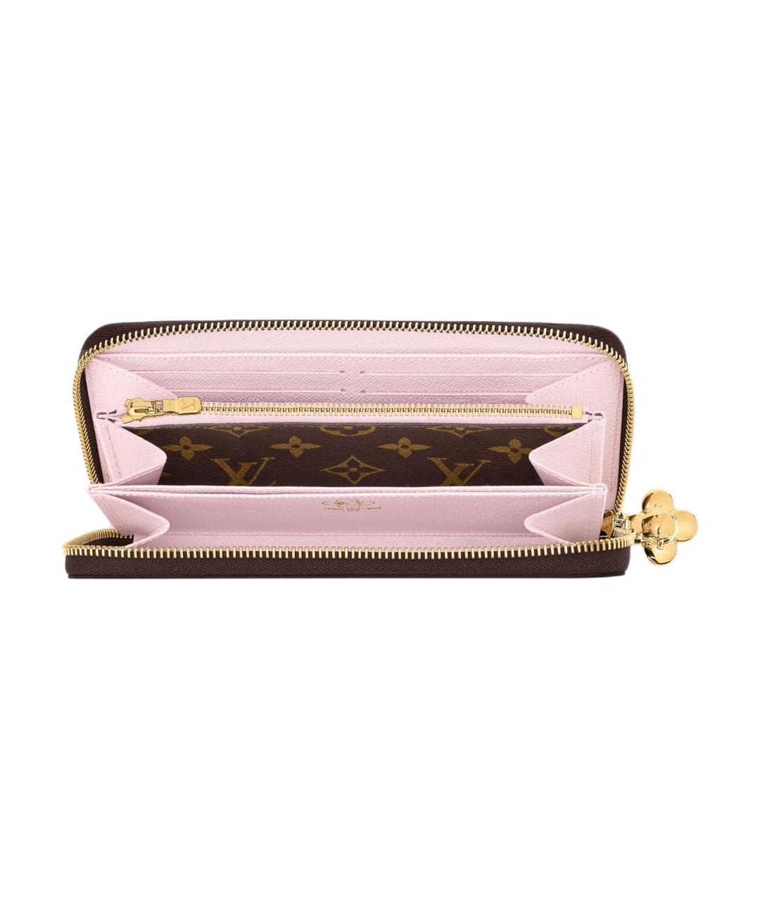 LOUIS VUITTON Коричневый кошелек, фото 4