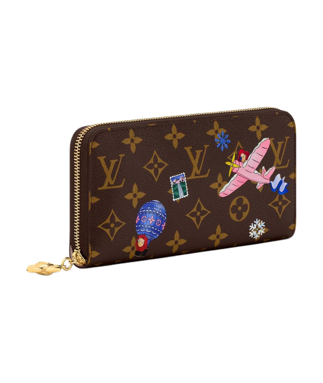 LOUIS VUITTON Коричневый кошелек, фото 2