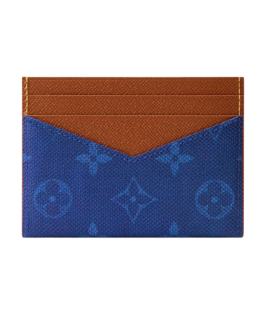 LOUIS VUITTON Синий кардхолдер, фото 3