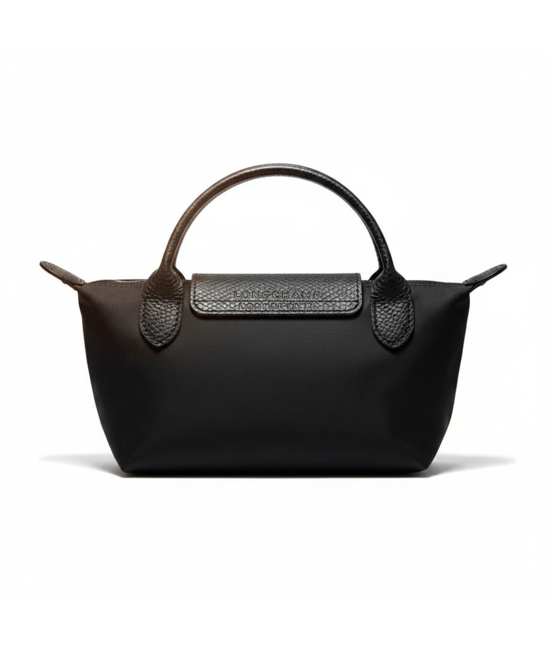 LONGCHAMP Черная тканевая сумка через плечо, фото 2