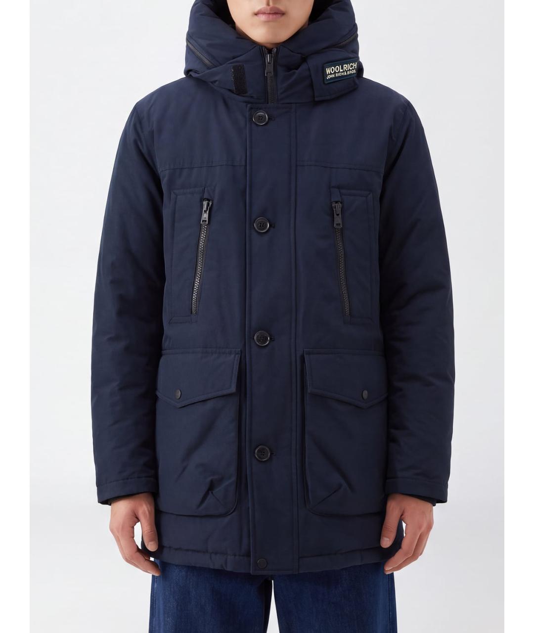 WOOLRICH Синяя хлопковая парка, фото 2