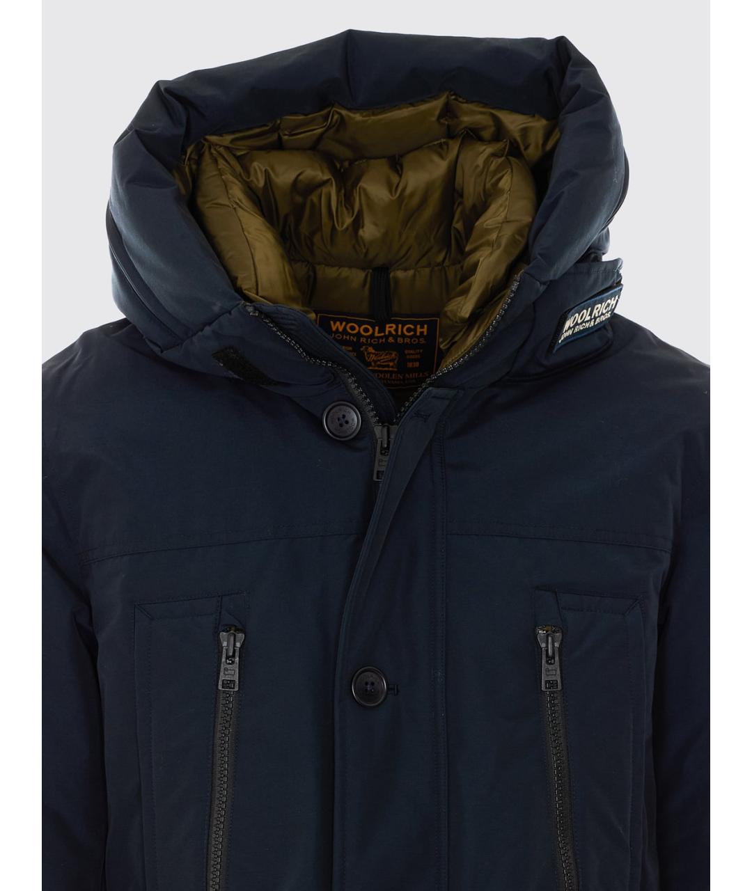 WOOLRICH Синяя хлопковая парка, фото 4