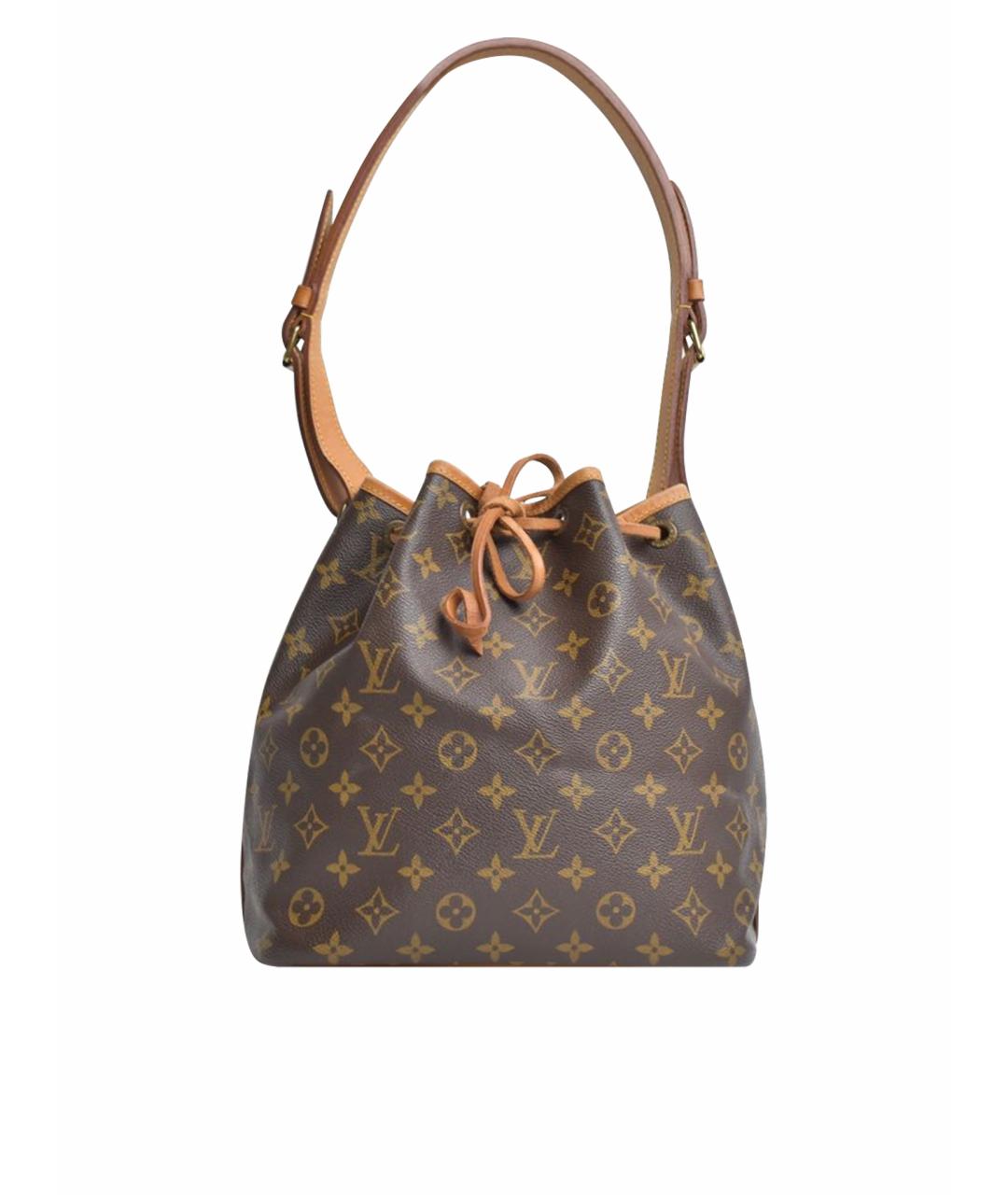 LOUIS VUITTON Коричневая сумка через плечо из канвы, фото 1