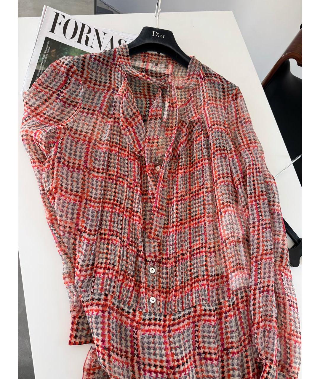 CHRISTIAN DIOR Коралловое шелковое платье, фото 4