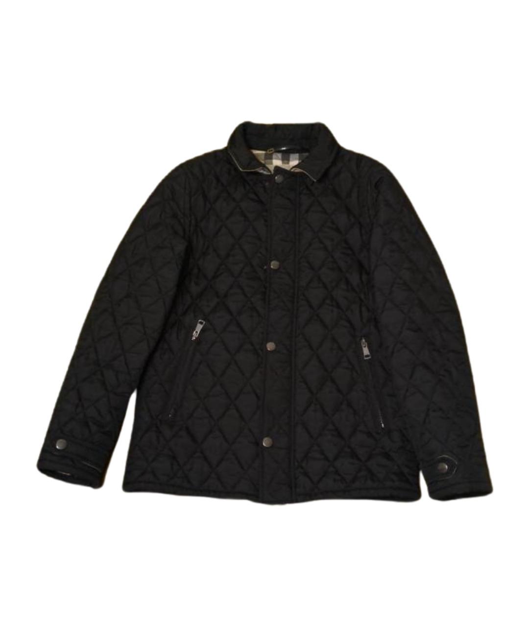 BURBERRY Черная нейлоновая куртка, фото 1