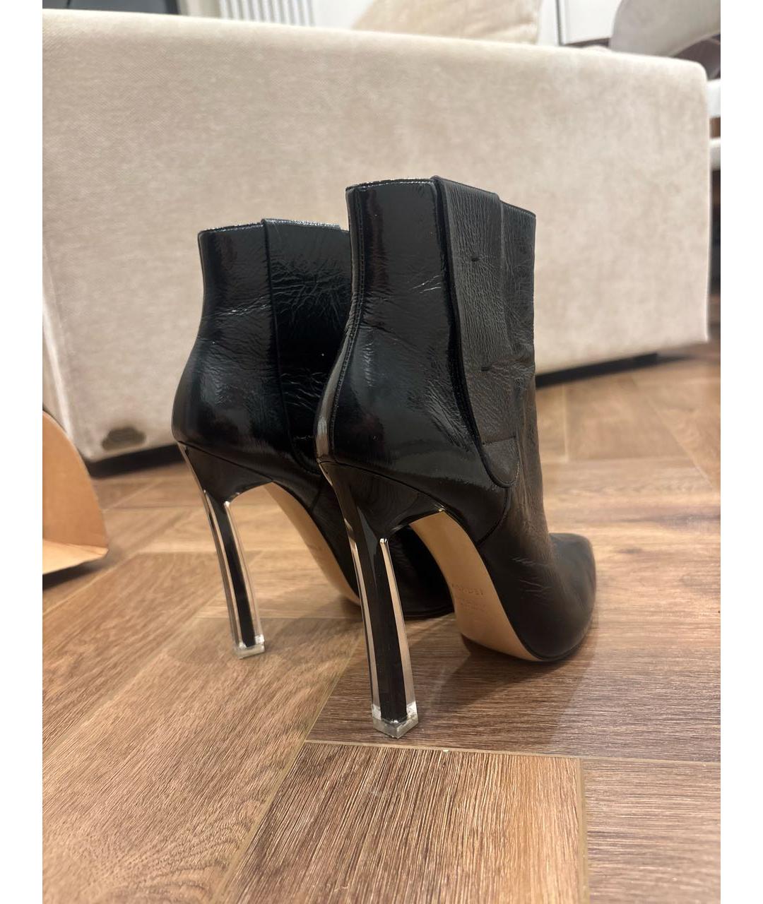 CASADEI Черные кожаные ботильоны, фото 3
