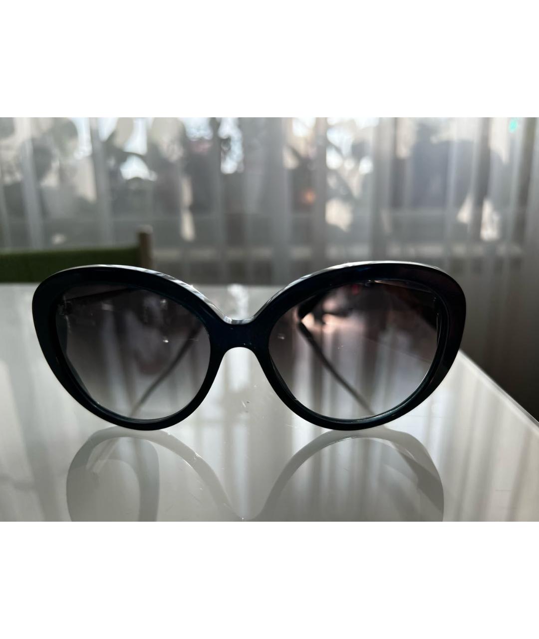 LOUIS VUITTON Черные пластиковые солнцезащитные очки, фото 8