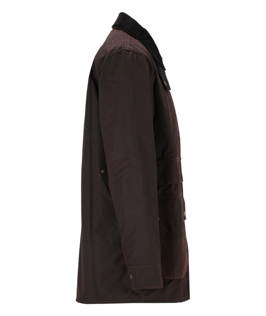 BARBOUR Коричневая хлопковая куртка, фото 3