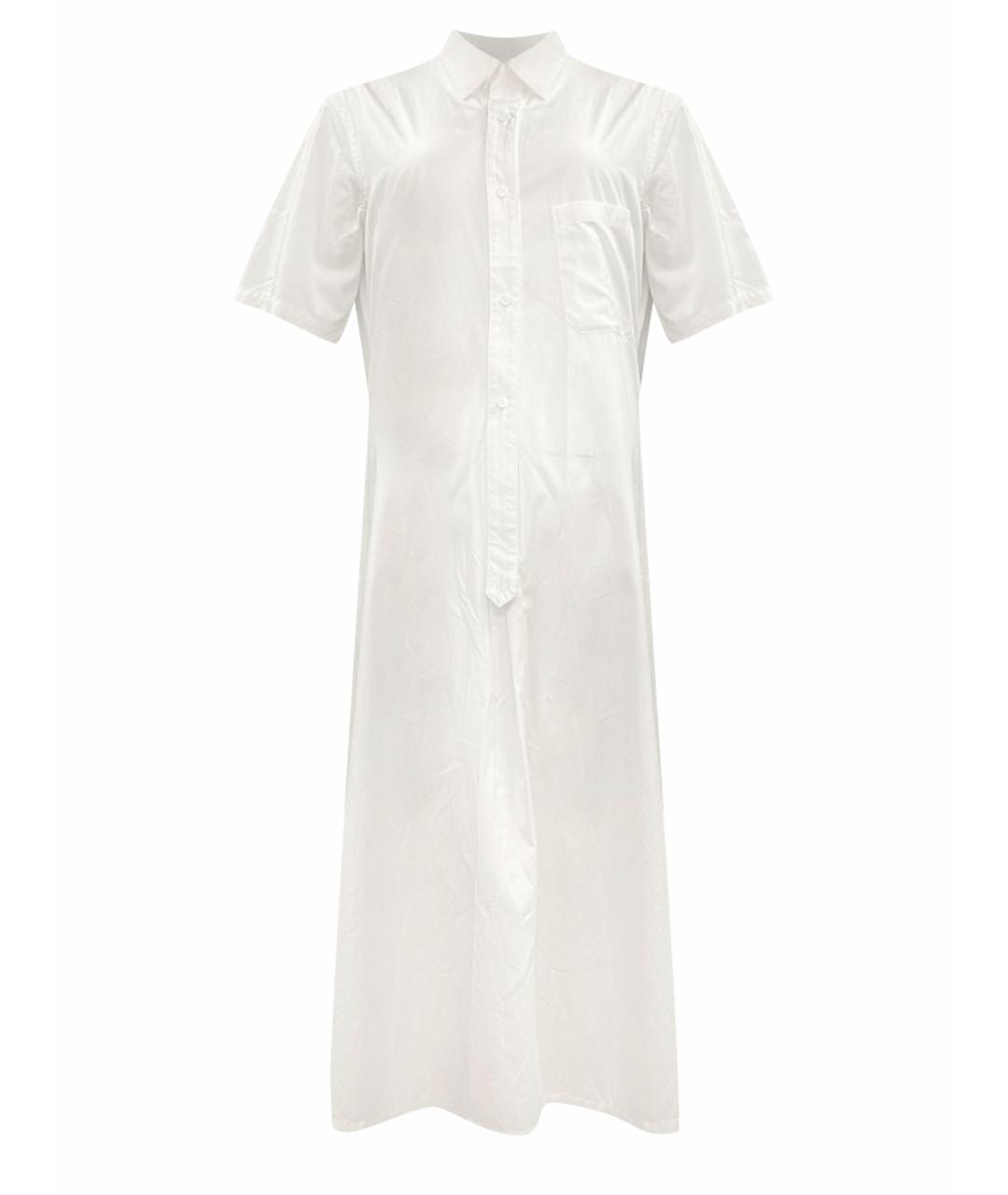 Y'S Белое хлопковое повседневное платье, фото 1