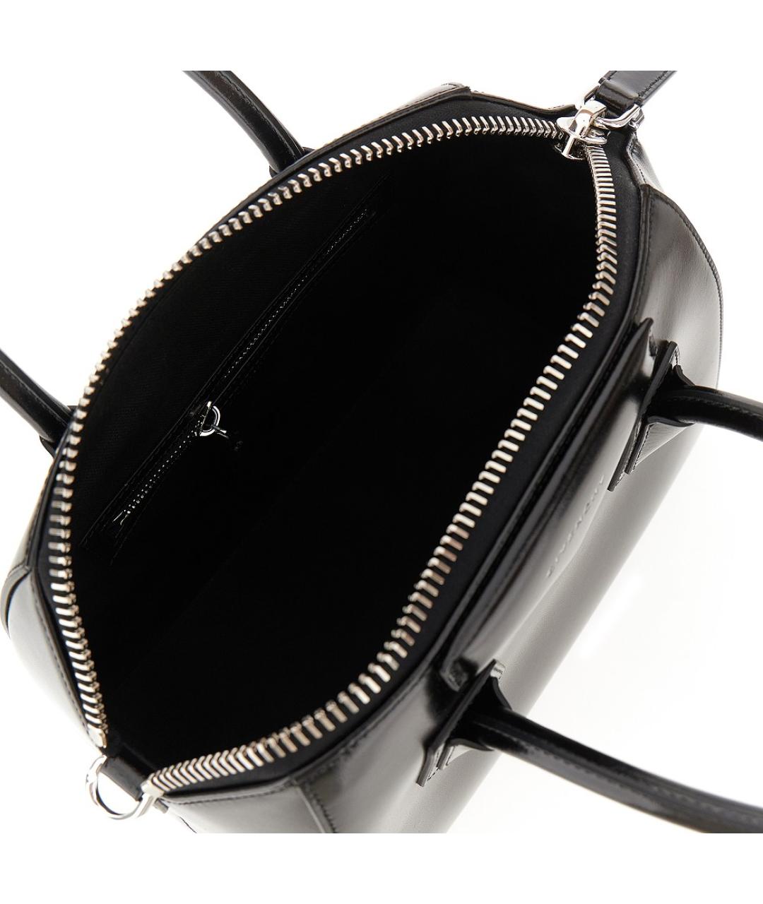 GIVENCHY Черная кожаная сумка тоут, фото 3