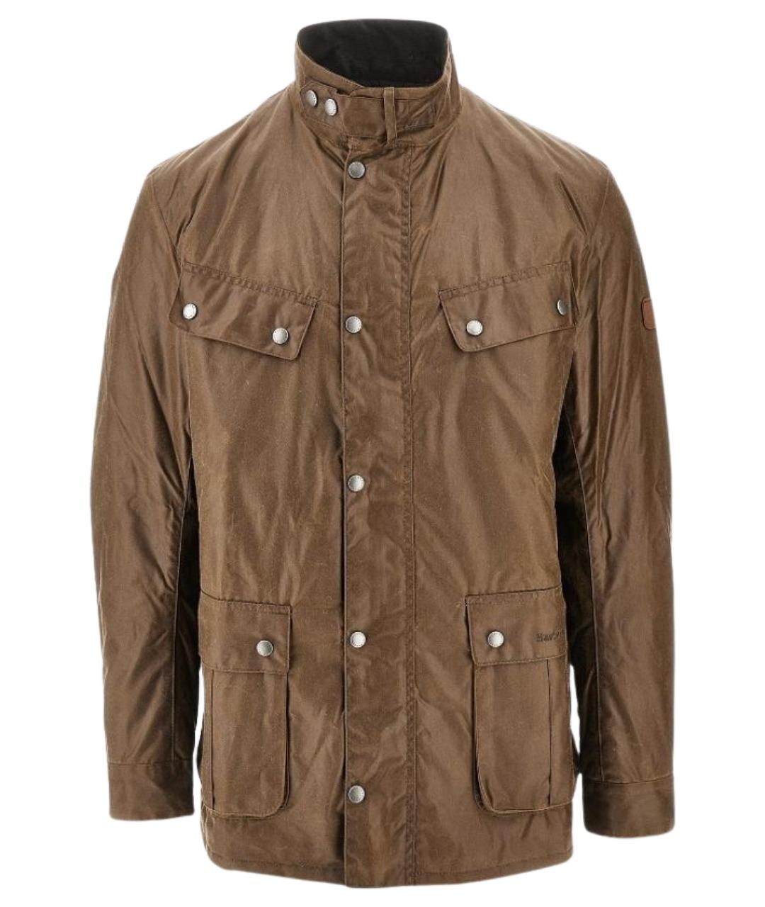 BARBOUR Коричневая хлопковая куртка, фото 1
