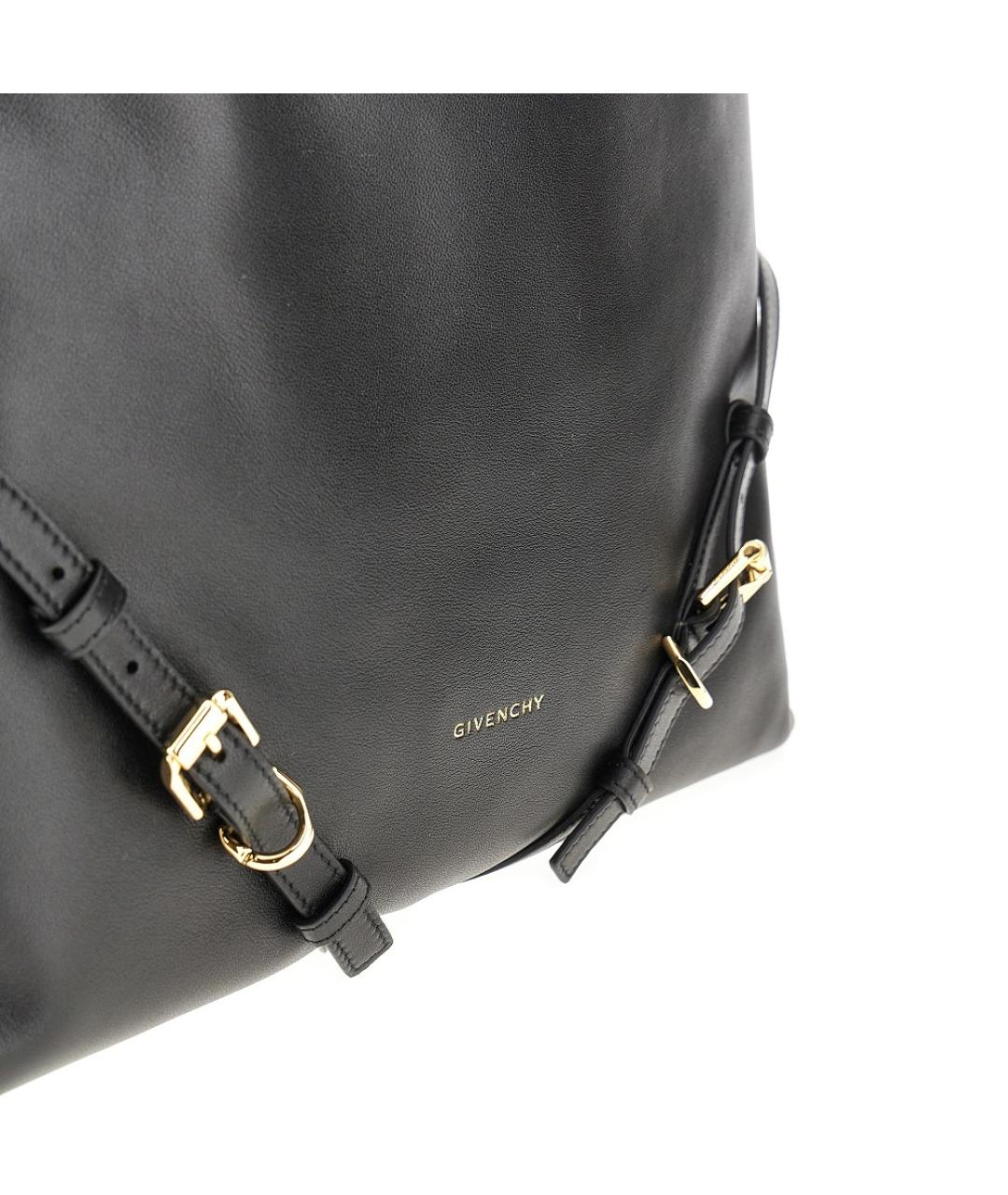 GIVENCHY Черная кожаная сумка через плечо, фото 4