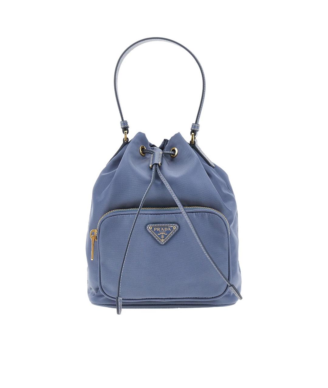 PRADA Синяя нейлоновая сумка через плечо, фото 5