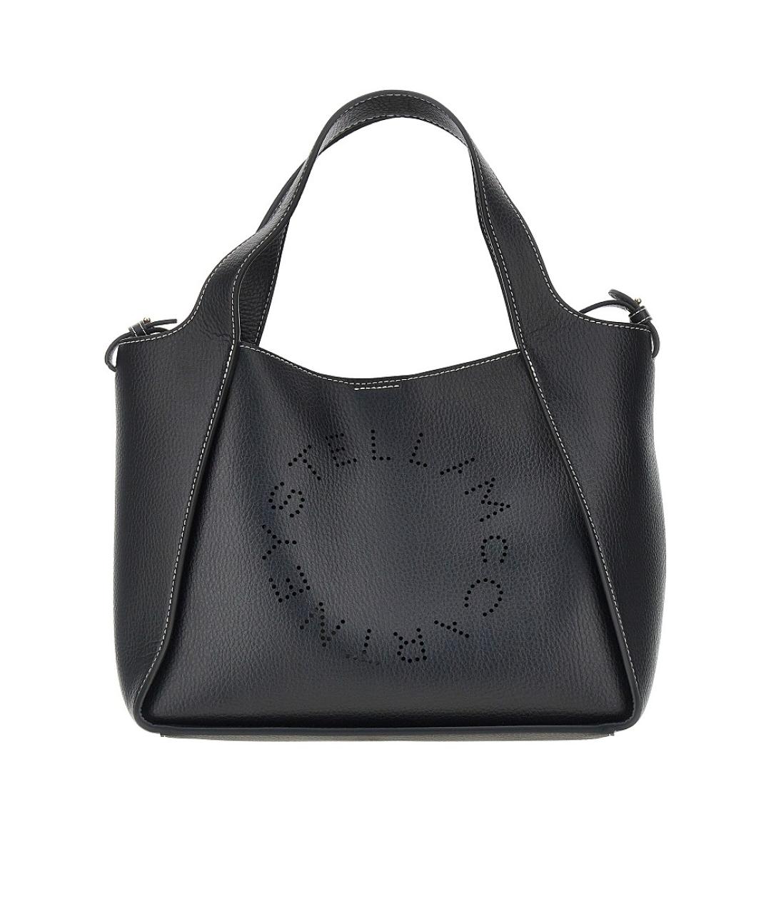 STELLA MCCARTNEY Черная сумка тоут из искусственной кожи, фото 5