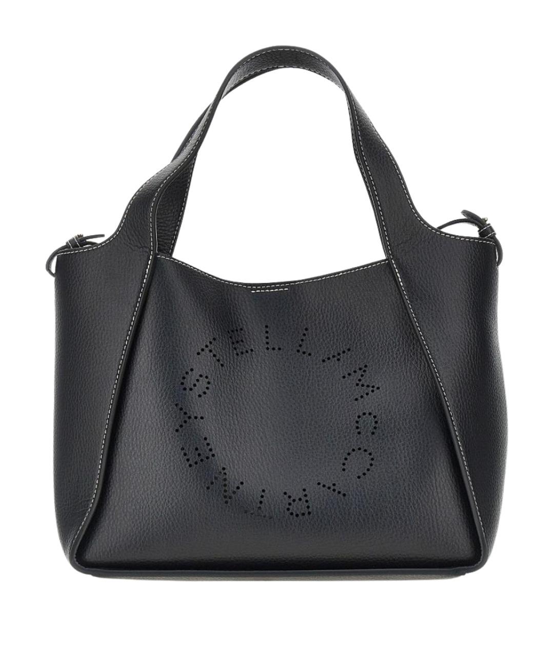 STELLA MCCARTNEY Черная сумка тоут из искусственной кожи, фото 1