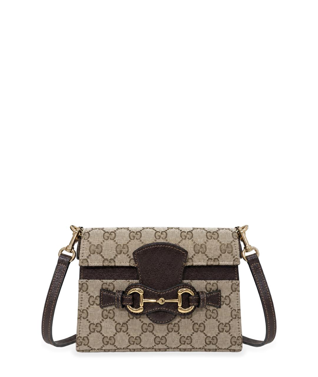 GUCCI Бежевая синтетическая сумка через плечо, фото 5