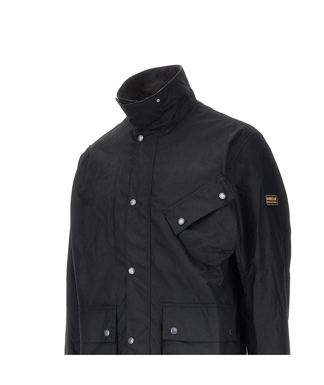 BARBOUR Черная хлопковая парка, фото 2