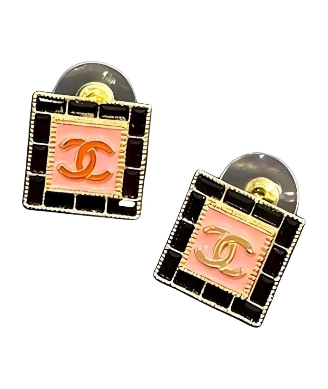 CHANEL Мульти металлические серьги, фото 1