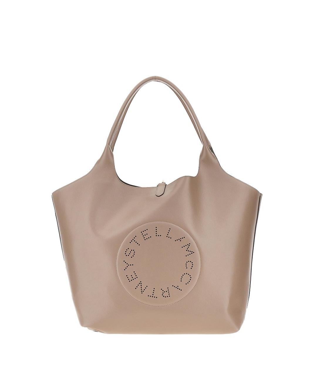 STELLA MCCARTNEY Хаки сумка тоут из искусственной кожи, фото 4