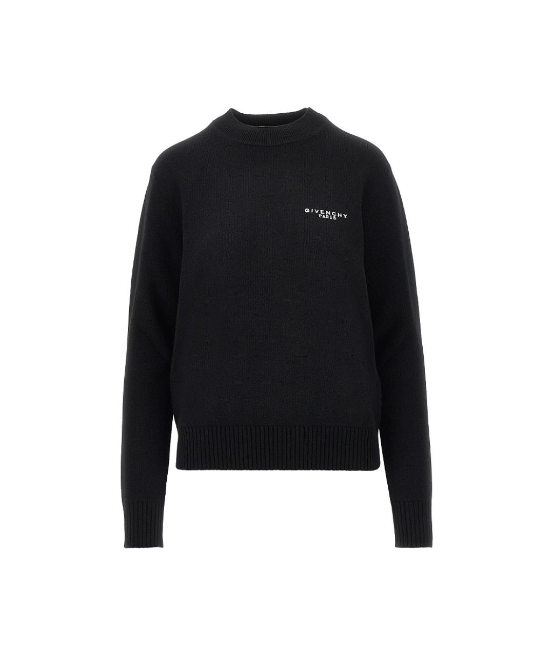 GIVENCHY Черный шерстяной джемпер / свитер, фото 4