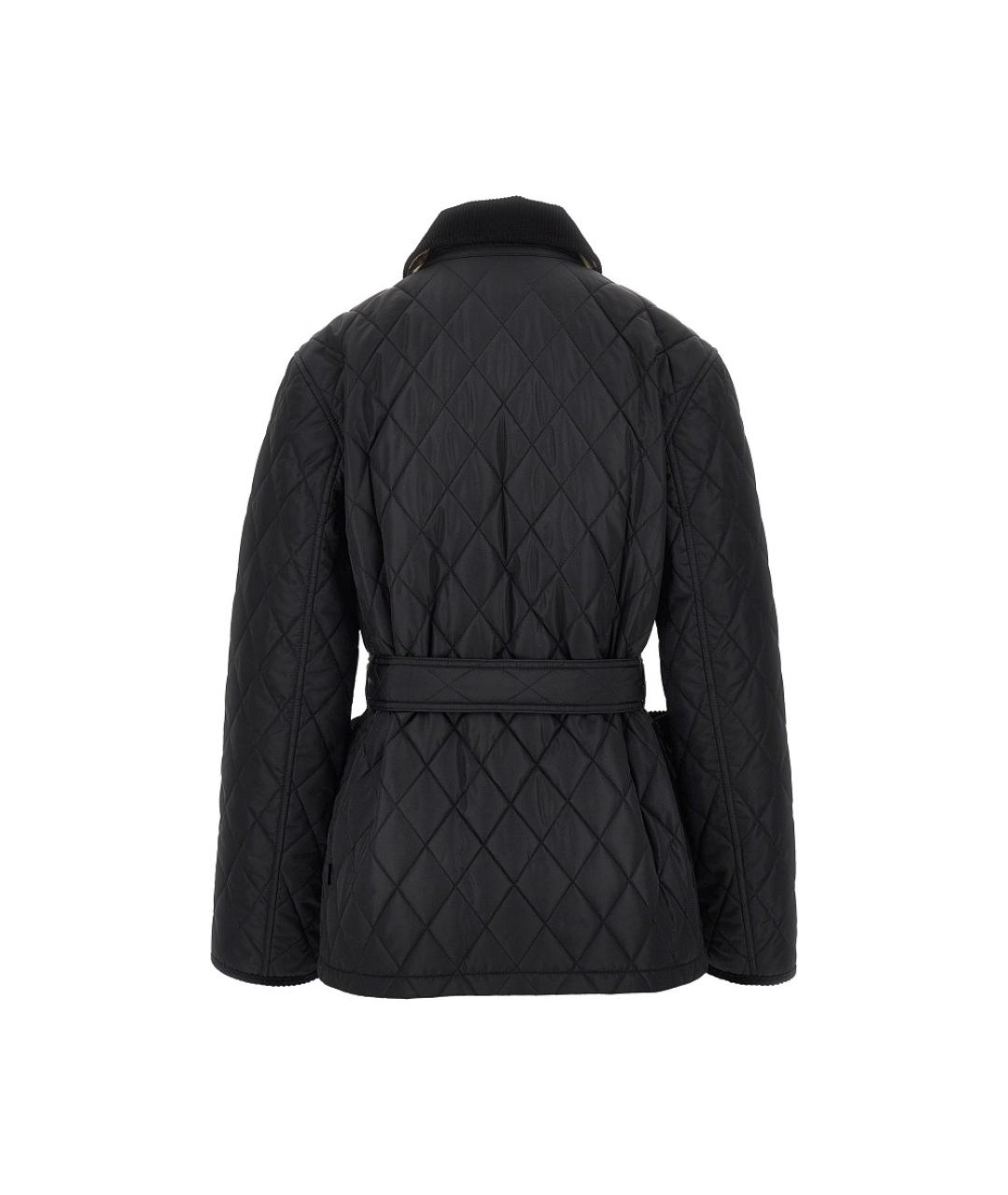 BURBERRY Черная полиамидовая куртка, фото 3