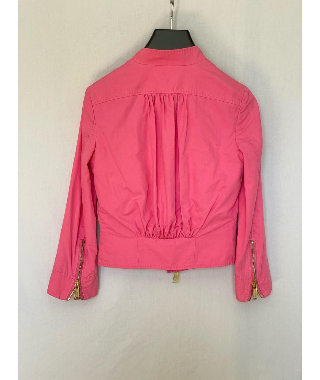 DSQUARED2 Розовая хлопковая куртка, фото 2