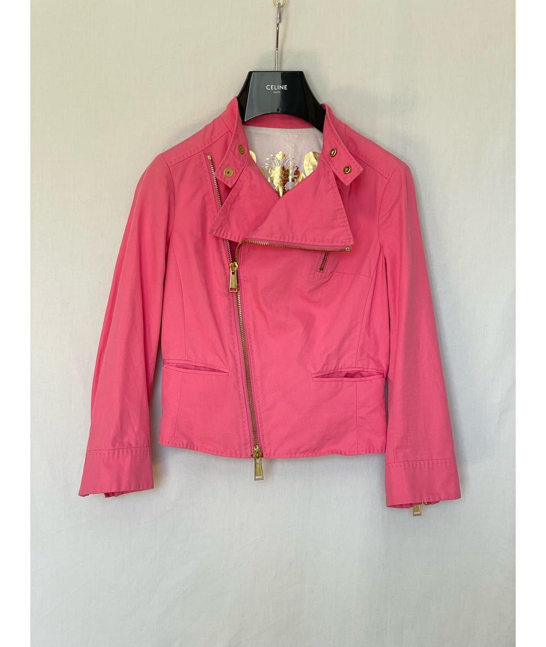 DSQUARED2 Розовая хлопковая куртка, фото 9