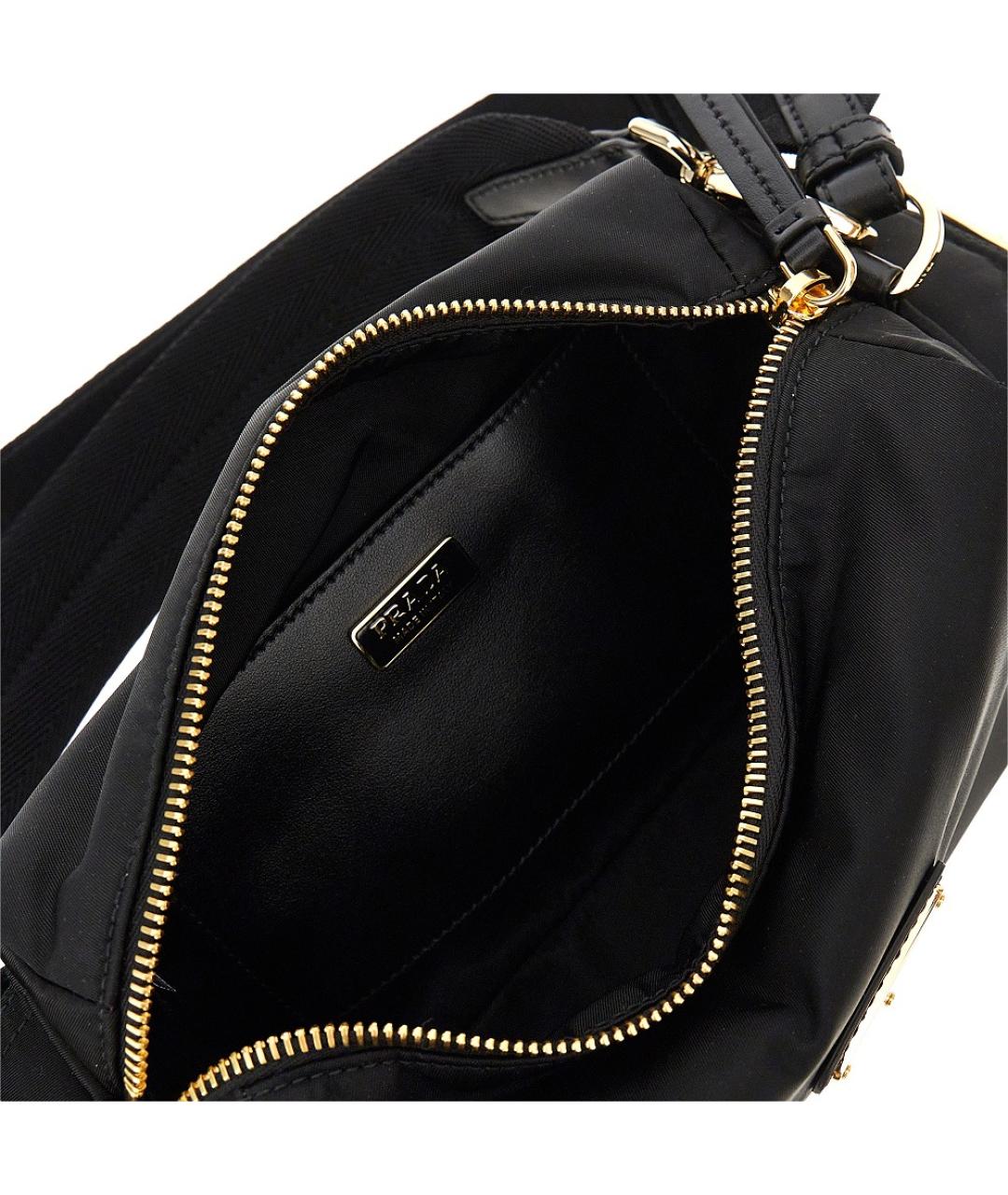PRADA Черная нейлоновая сумка через плечо, фото 3