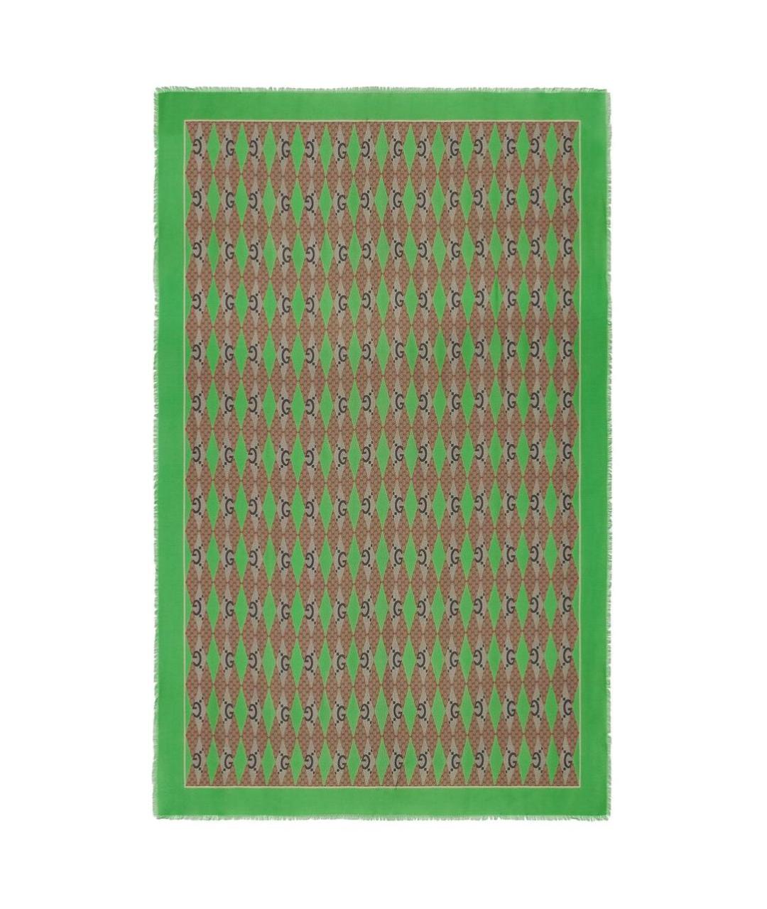 GUCCI Зеленый шарф, фото 1