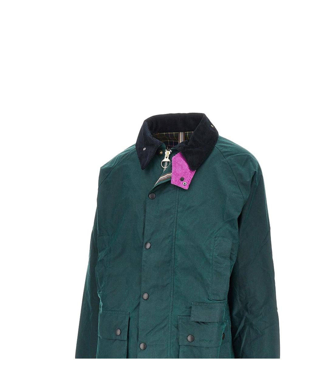 BARBOUR Зеленая хлопковая парка, фото 2