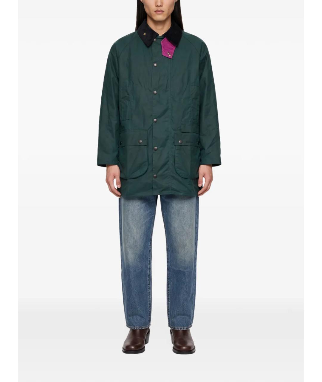 BARBOUR Зеленая хлопковая парка, фото 4