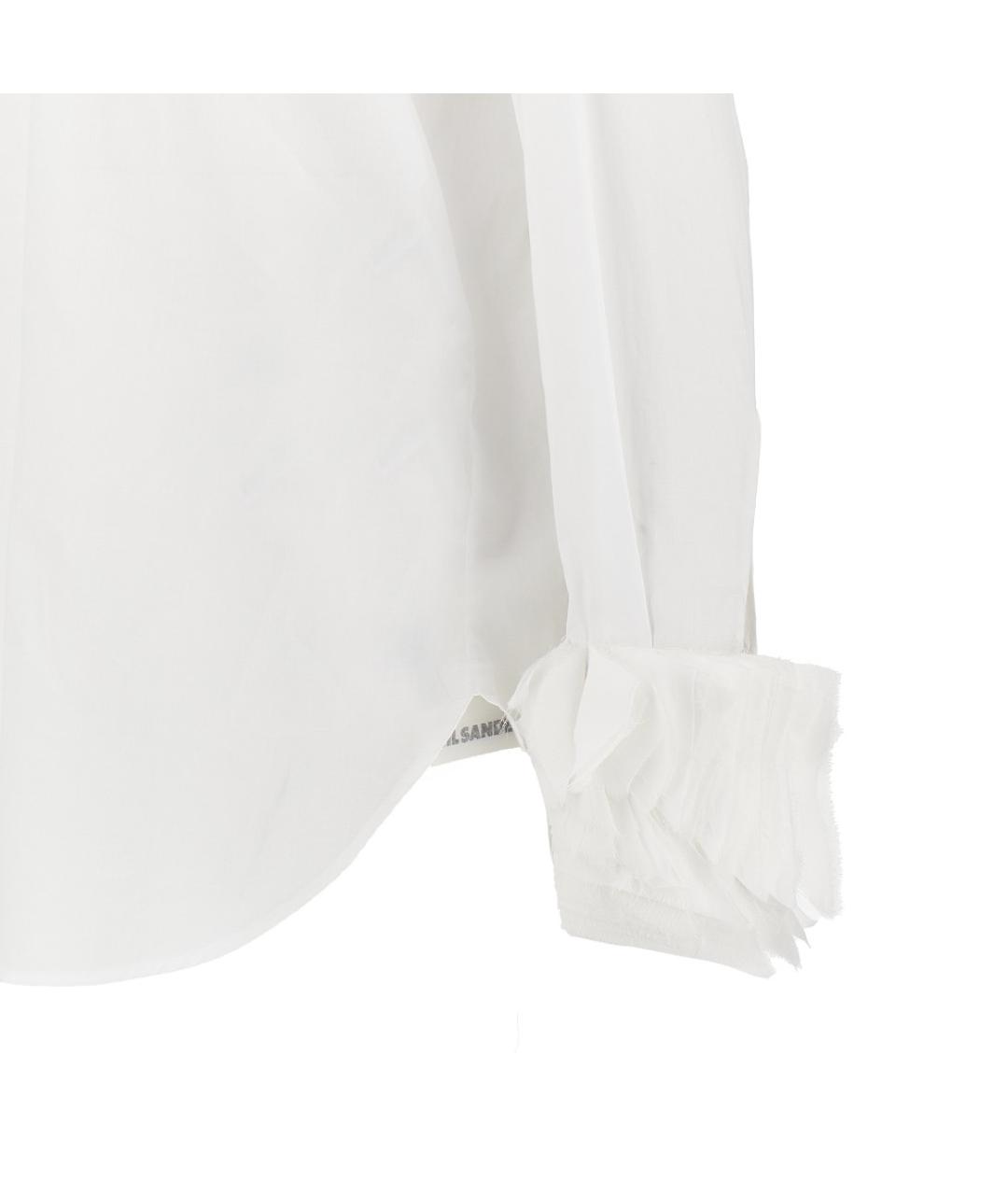 JIL SANDER Белая хлопковая рубашка, фото 2