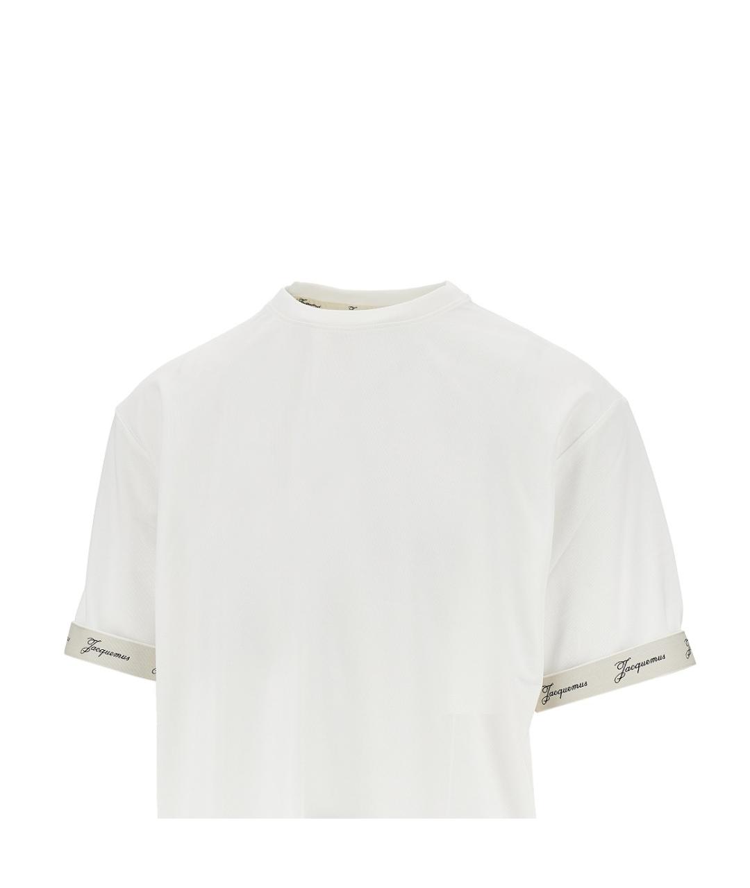 JACQUEMUS Белая футболка, фото 2