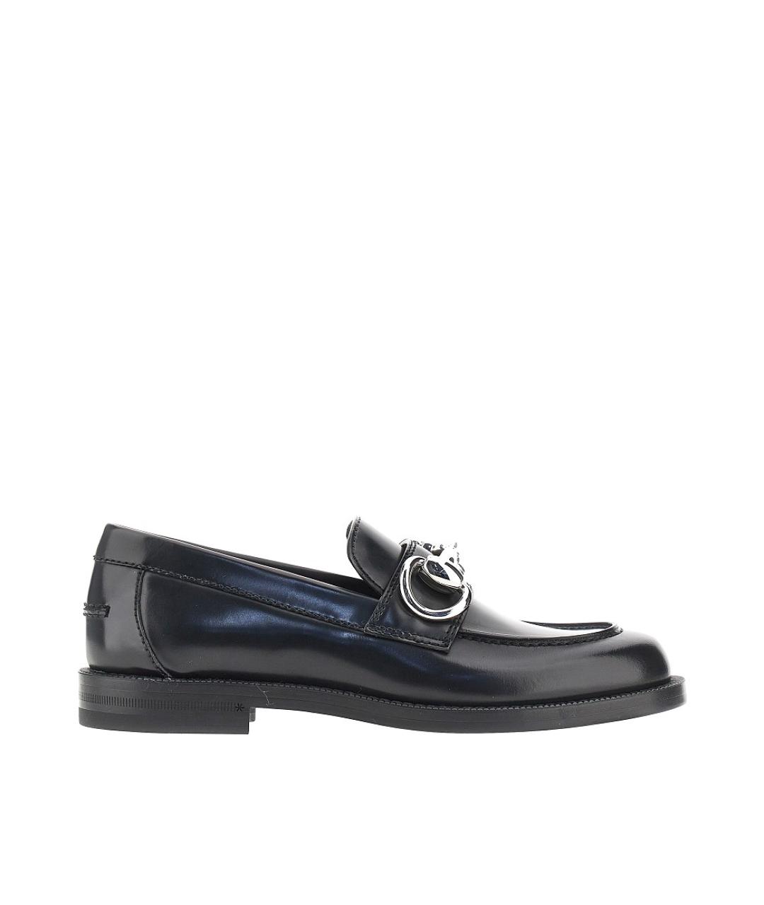 GUCCI Черные кожаные лоферы, фото 5