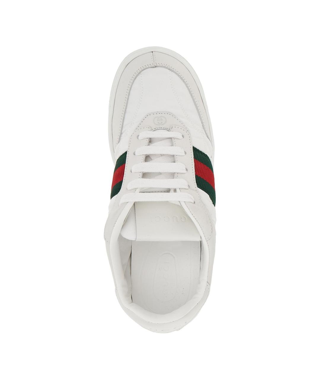 GUCCI Белые кроссовки, фото 4