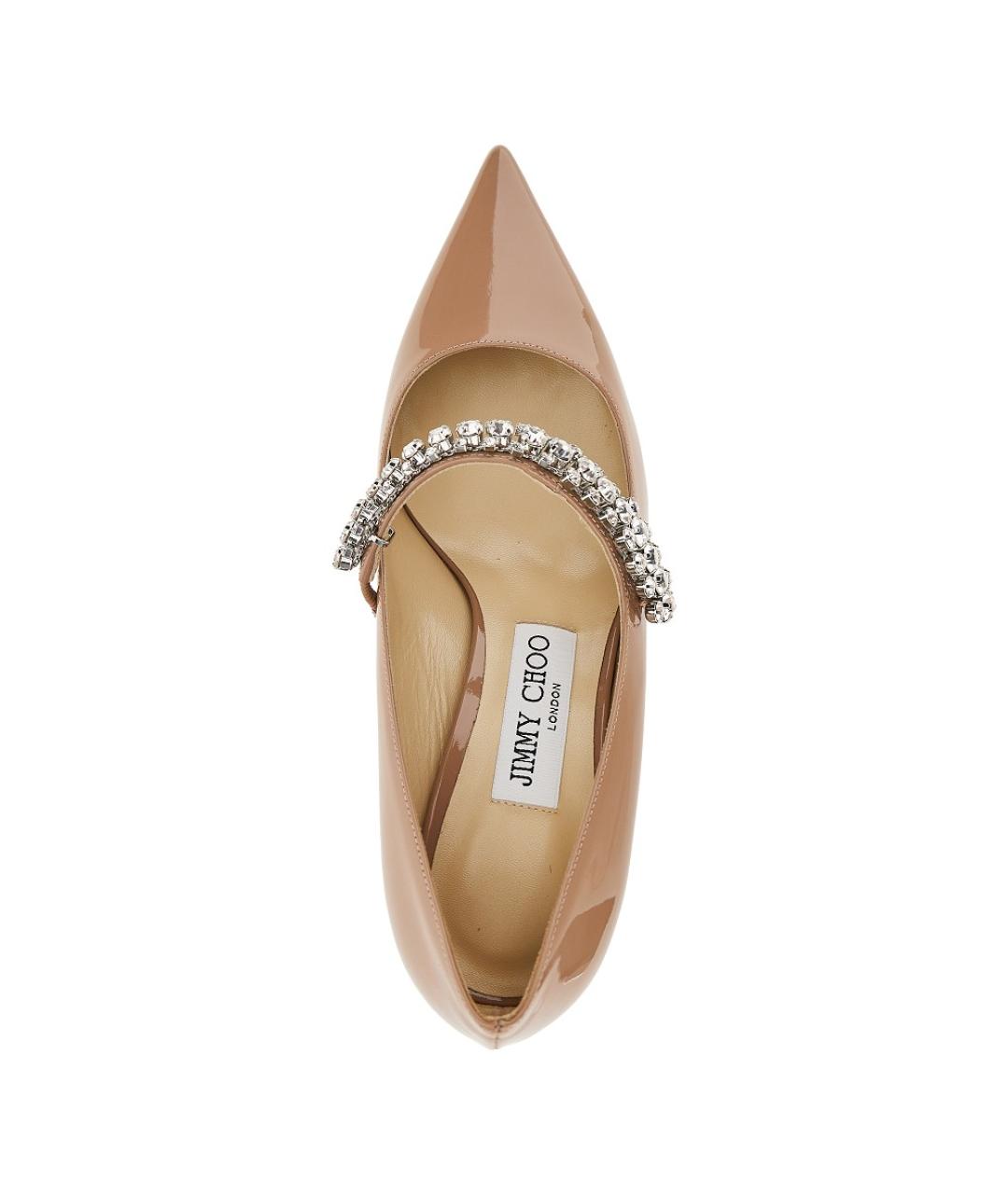 JIMMY CHOO Розовые туфли из лакированной кожи, фото 4