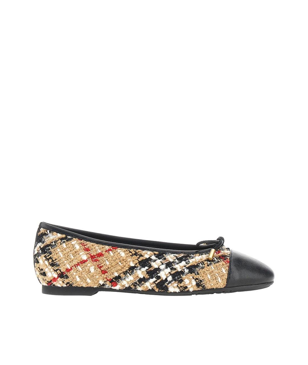 BURBERRY Мульти текстильные балетки, фото 5