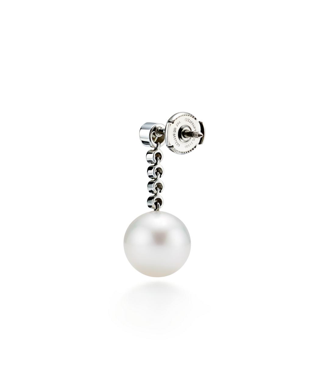 TIFFANY&CO Серебряные платиновые серьги, фото 4