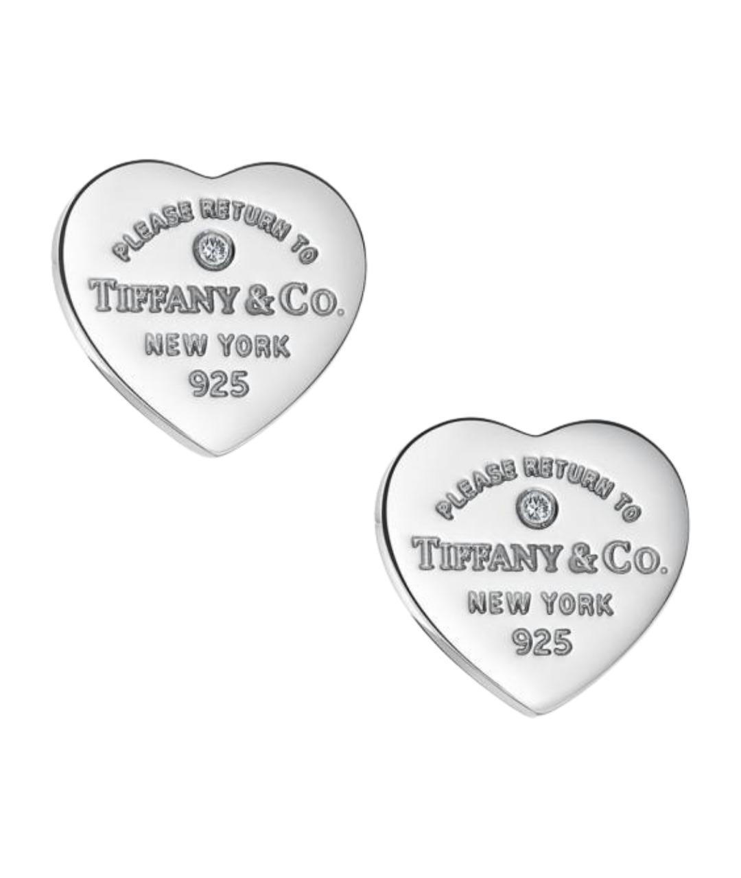 TIFFANY&CO Серебряные серебряные серьги, фото 1