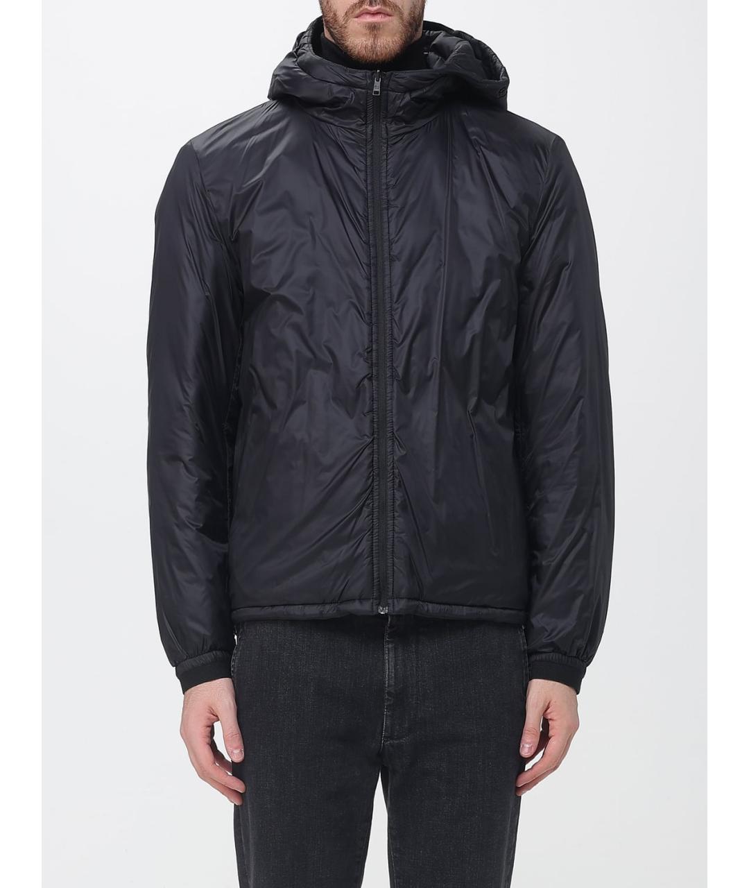WOOLRICH Черная полиэстеровая куртка, фото 6