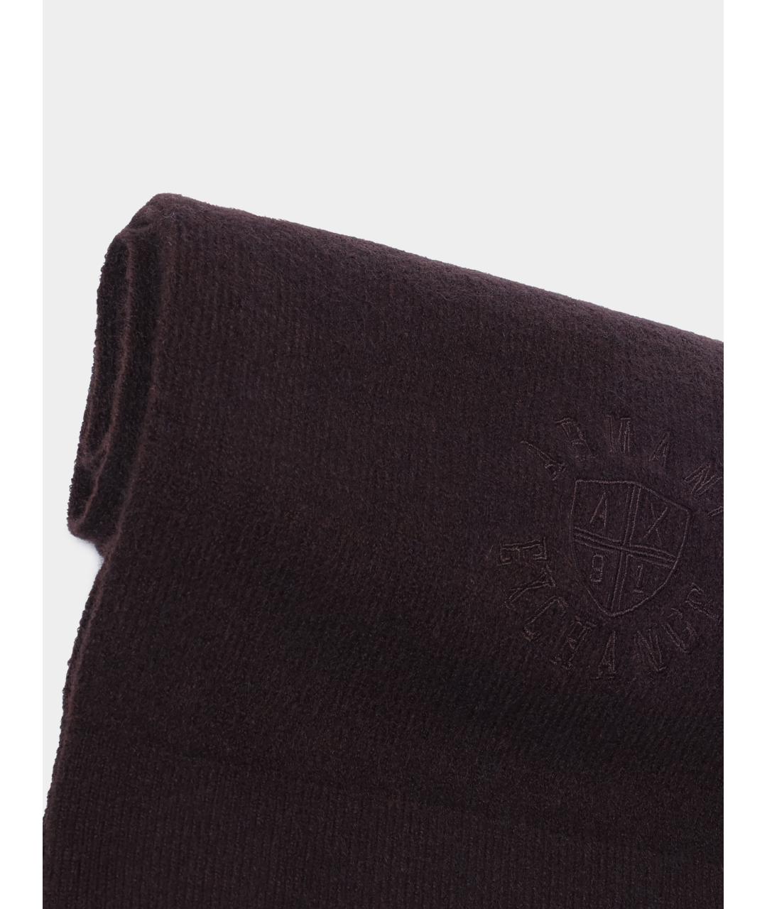 ARMANI EXCHANGE Коричневый шарф, фото 4