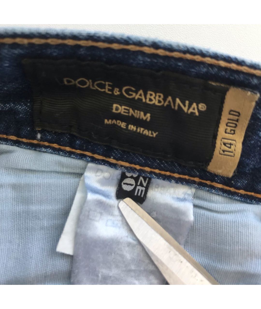 DOLCE&GABBANA Синие хлопковые джинсы скинни, фото 3