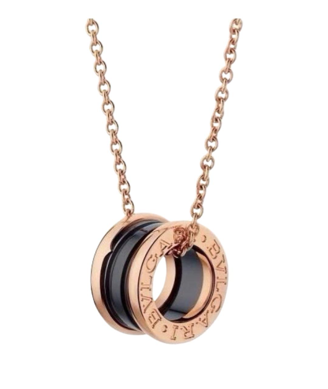 BVLGARI Золотое колье из розового золота, фото 1