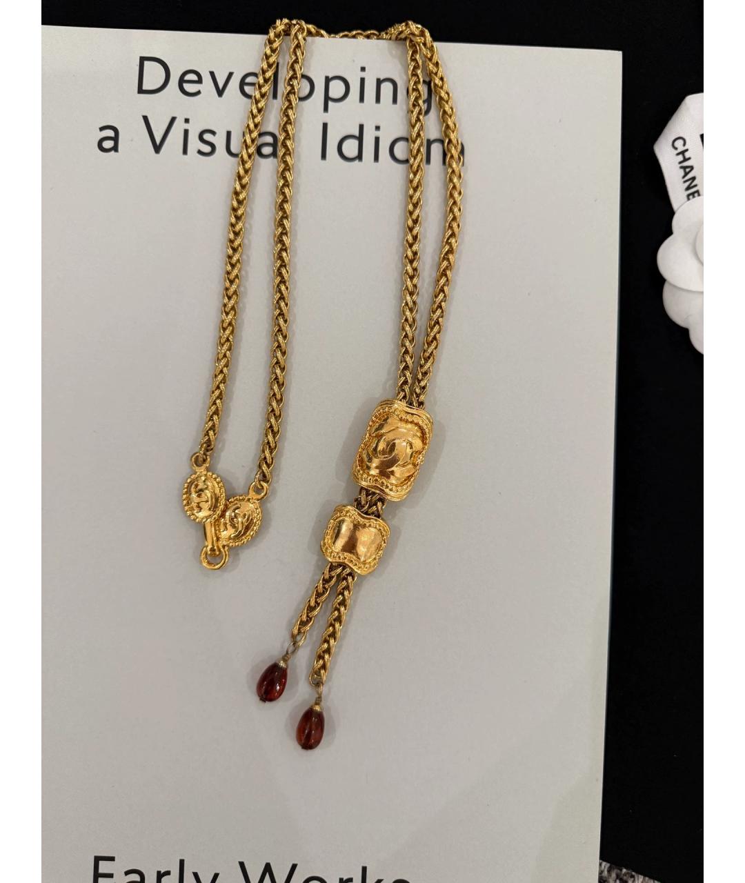 CHANEL Золотая позолоченная подвеска, фото 2