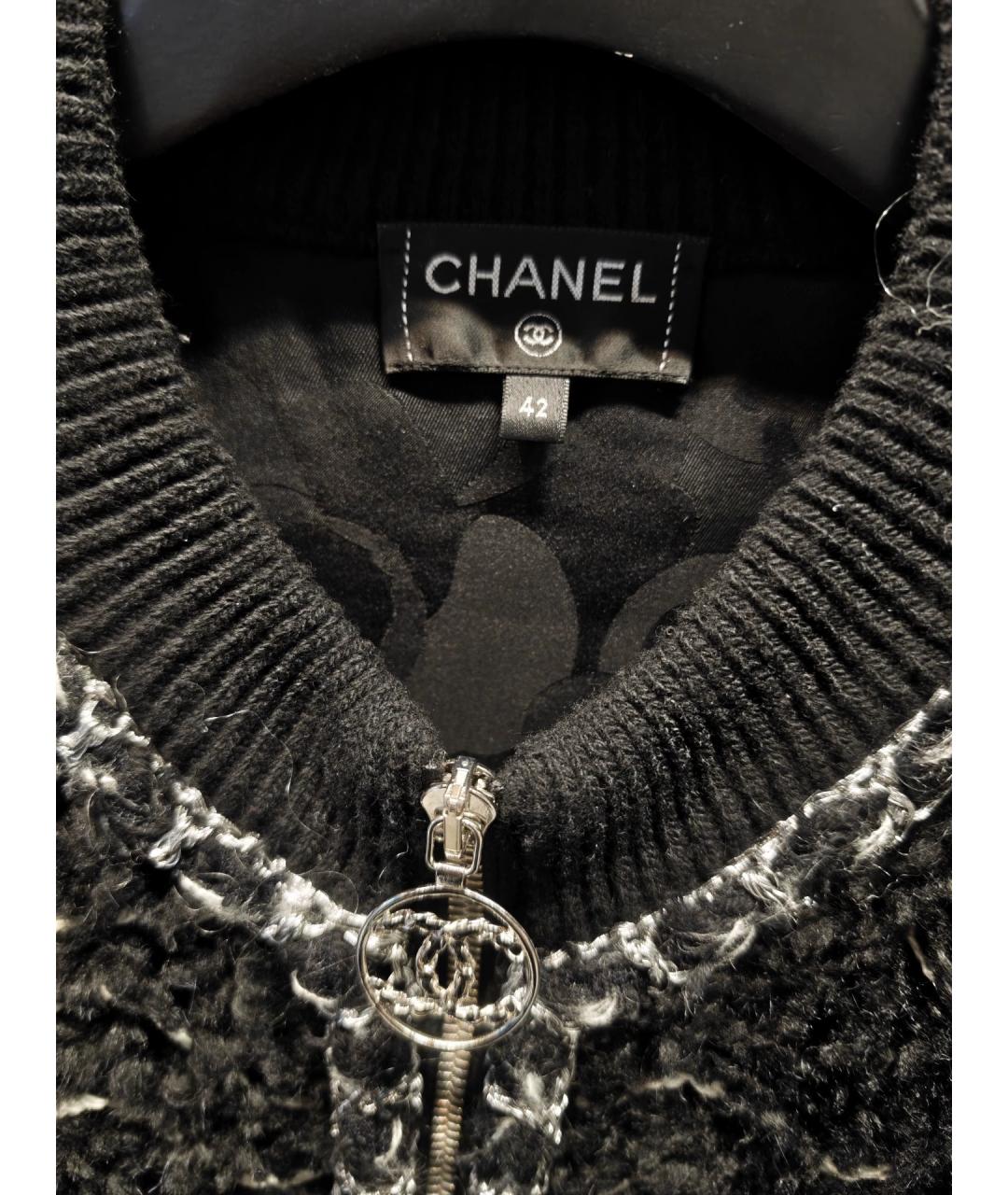 CHANEL Черная куртка, фото 2